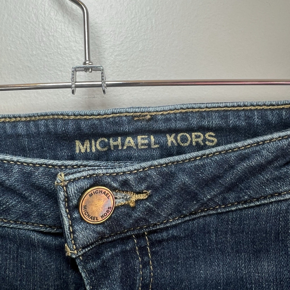 Michael Kors Women’s Jeans Size 14W Med Blue Denim Stretch Straight Leg Classic - Picture 6 of 16